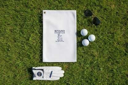 Rivano Golf Towel flat lay