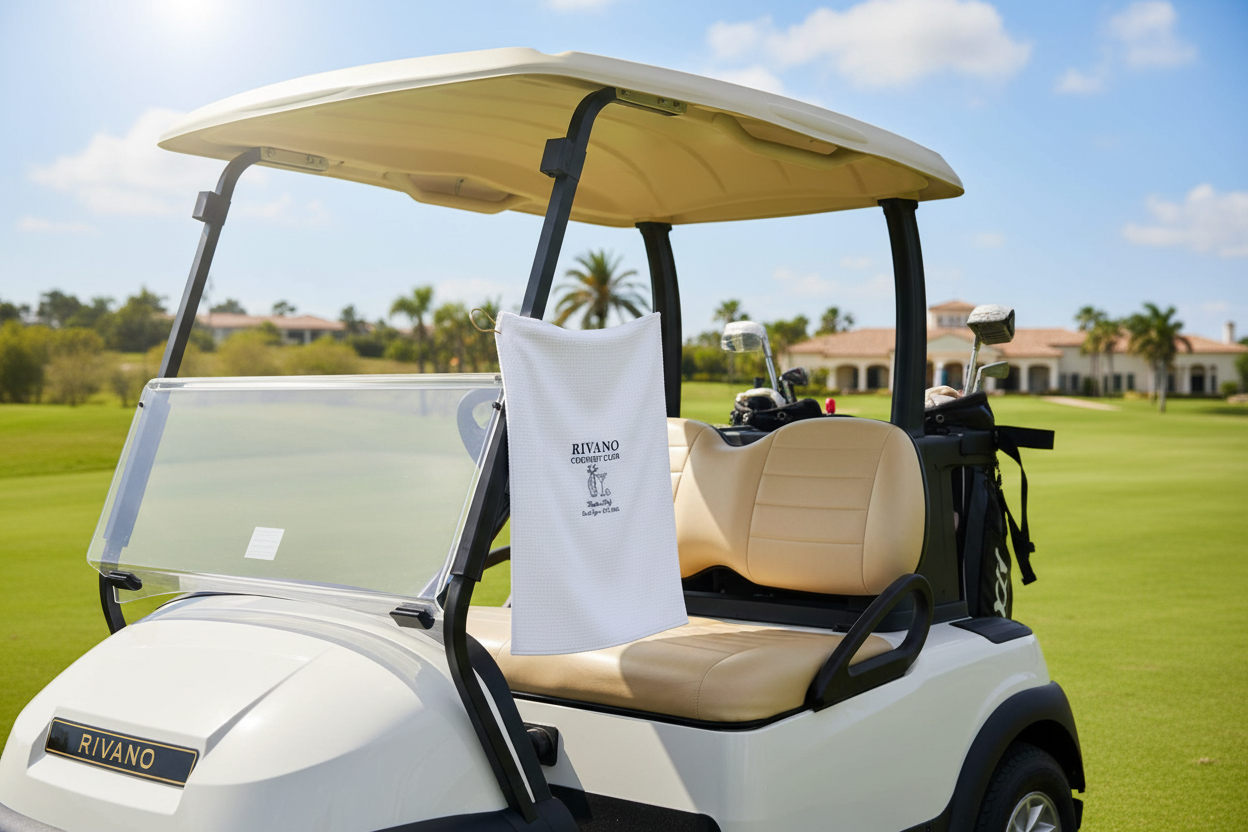 Rivano Golf Towel på vogn